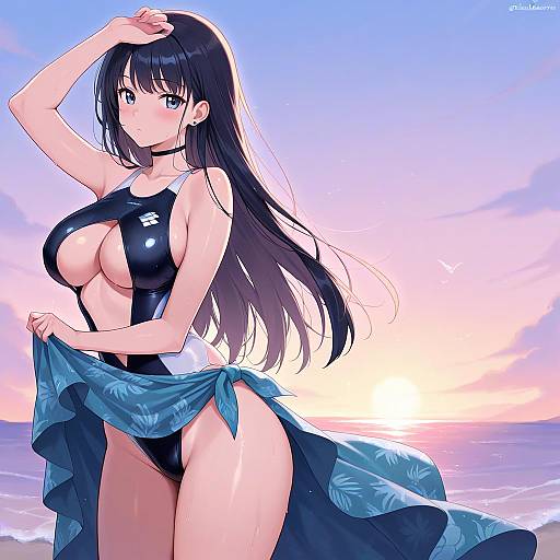 Asymmetrical Swimsuit Summer Masterpiece