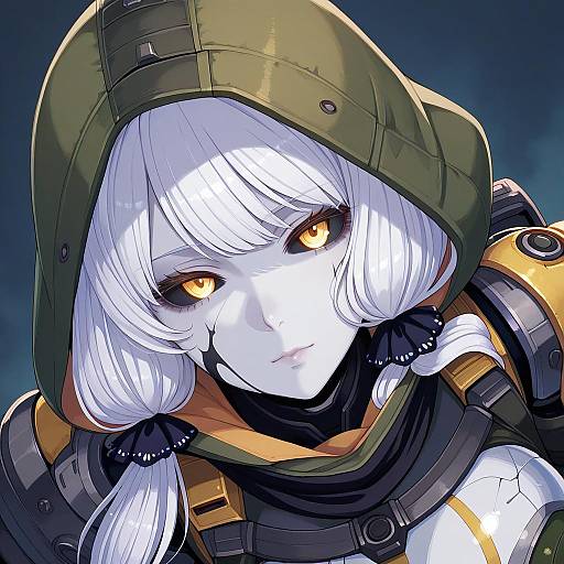 Illustration of Ash (titanfall 2), apex legends in the style of Cream (nipakupa)