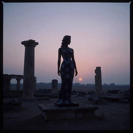 Haunting Sunken City in Pastel Couture