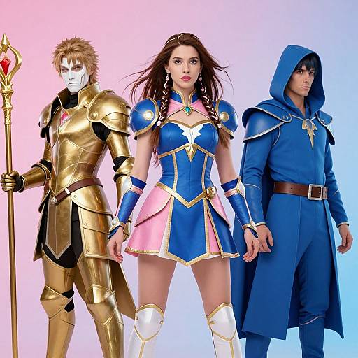 Triumphant Trio in Magical Parade