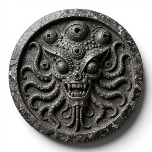 Ancient Ghatanothoa Carved Amulet