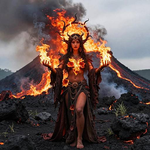 Pele, Enchantress of Volcanoes