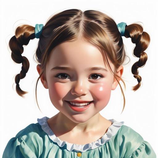 Playful Child Illustration in Cassatt Style Playful Child Illustration in Cassatt Style