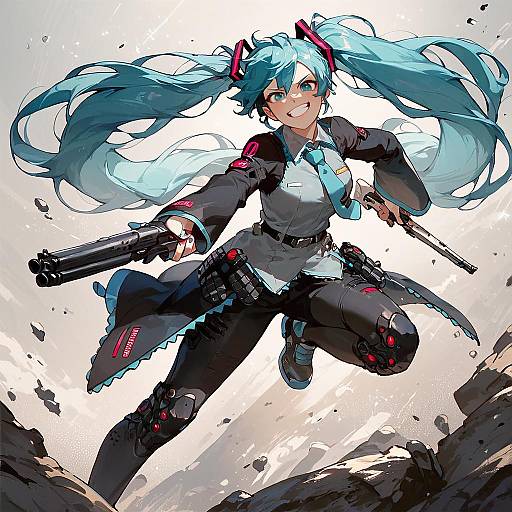 Hatsune Miku in Chaotic Warzone
