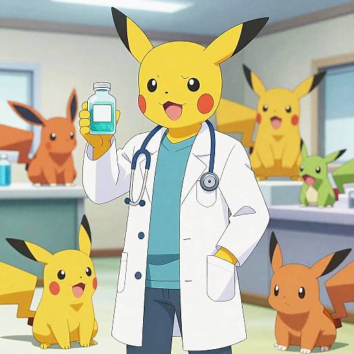 Pokémon Doctor in Bright Clinic