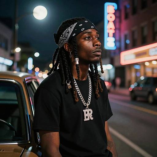 Black Rapper by Neon City Night