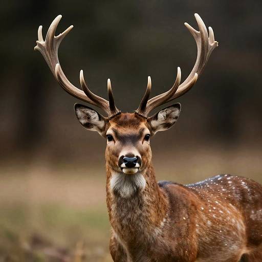 Realistic Anthropomorphic Deer Photographer Portrait