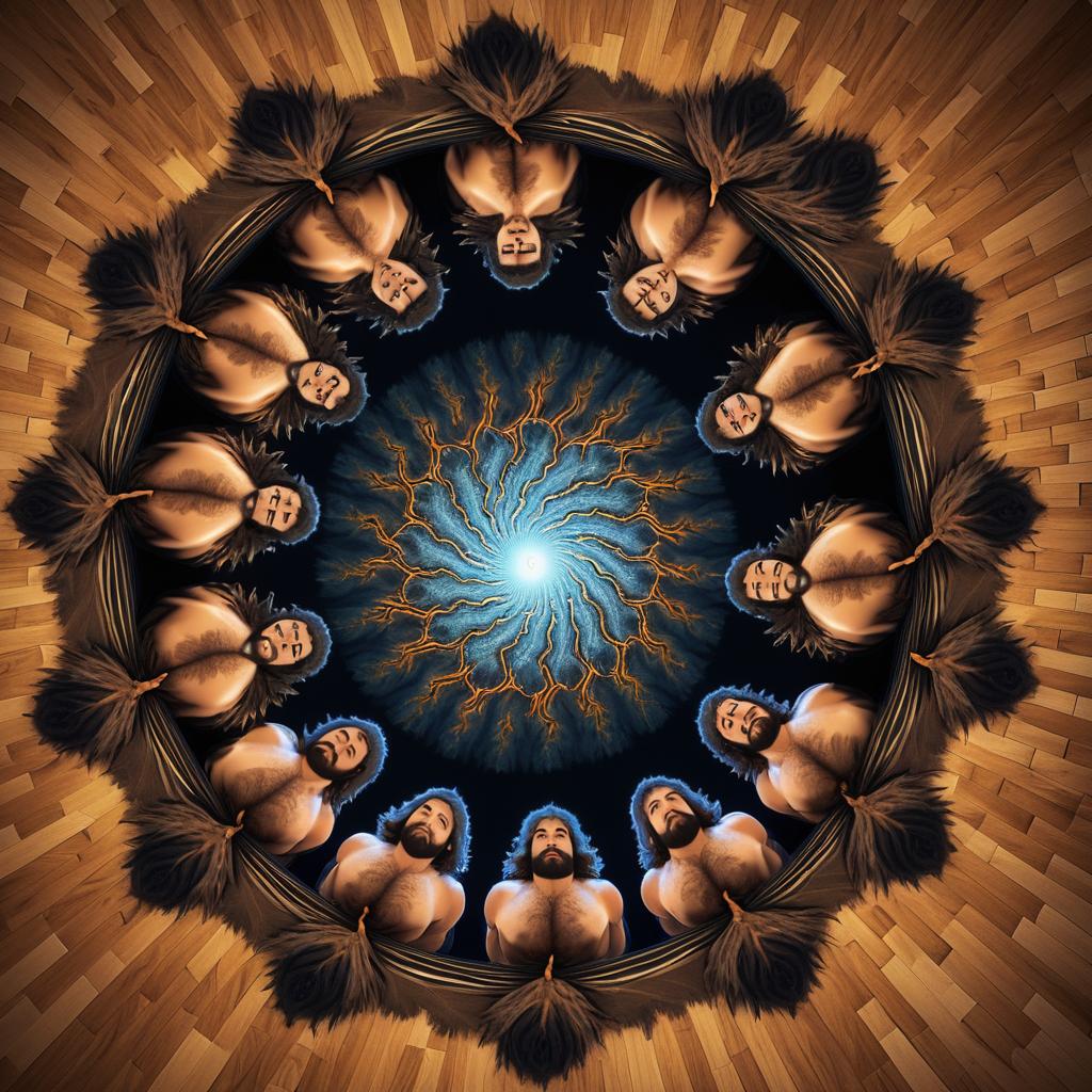 Intense Fractal Circle from Below