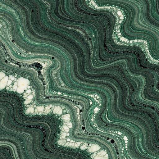 Abstract Verde Indio Marble Pattern