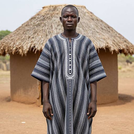 Man in Traditional Zulu Costume