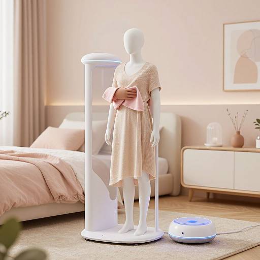 Futuristic AI Cloth Remover Gadget