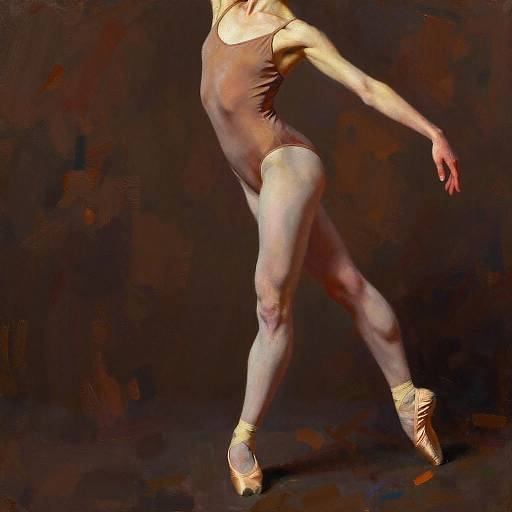 Painterly Portrait of a Ballerina