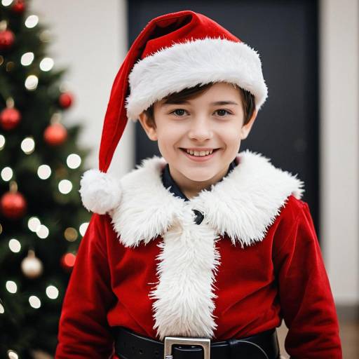 Festive Santa Costume for a Boy
