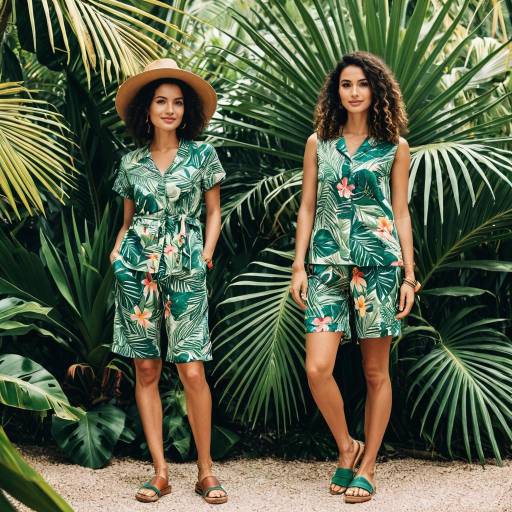Tropical-Inspired Casual Wear Collection Showcase