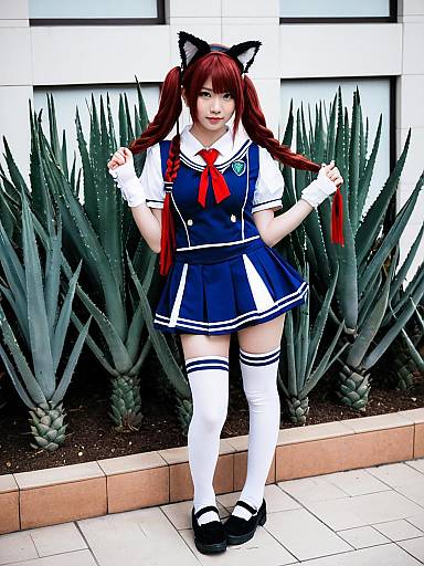 Cosplay photo of aloe (quiz magic academy). Costume clothes