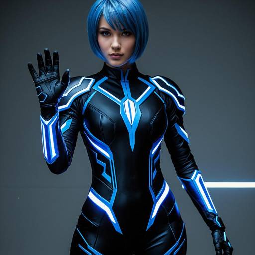 Futuristic Jax Cosplay with Armored Bodysuit