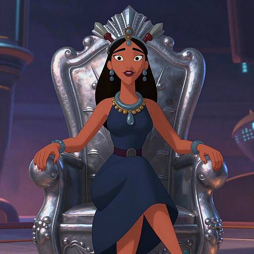 Retro Fashion in Futuristic Cityscape