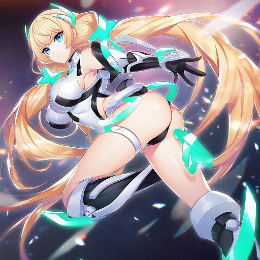 Illustration of Angela balzac, rakuen tsuihou in the style of Munlu (wolupus)