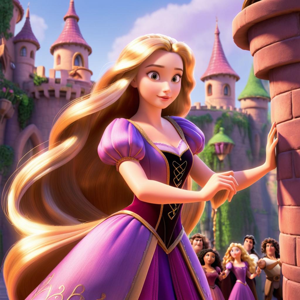 Epic Showdown: Rapunzel vs. Gothel