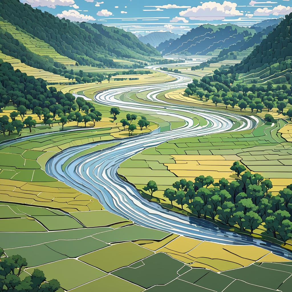 Isometric View of Rippling Creek Valley