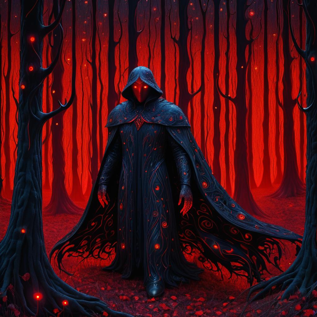 Haunting Phantoms in Vibrant Forest