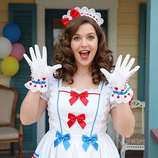 Playful Vintage Costume Portrait