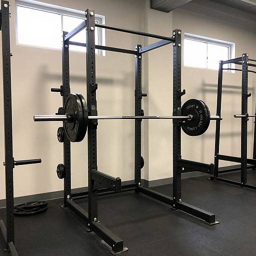 Well-Equipped Weightlifting Station