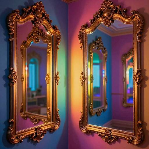 Whispering Mirrors in Rainbow Corridor