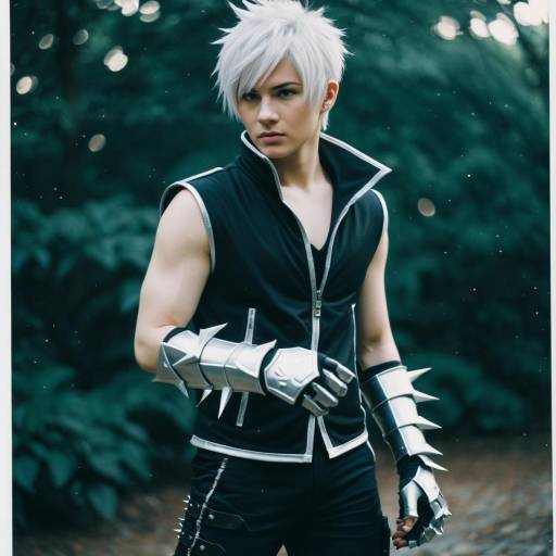 Stylish Lloyd Cosplay in Soft Light
