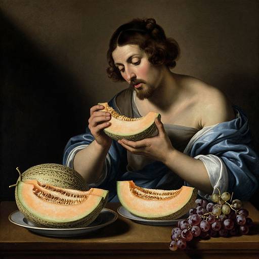 Eaters of Melon and Grapes by Murillo