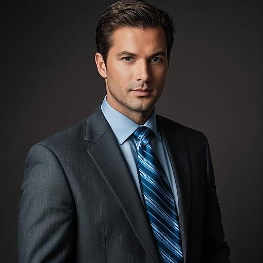 Confident Man in Business Suit