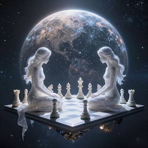 Ethereal Beings on Cosmic Chessboard