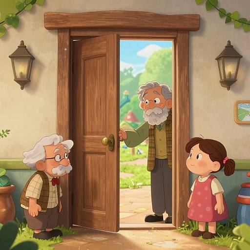 Age-Inverting Magical Doorway