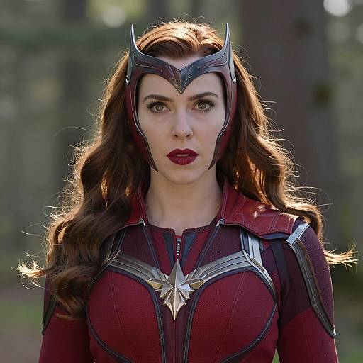 Scarlet Witch: A Photorealistic Portrait