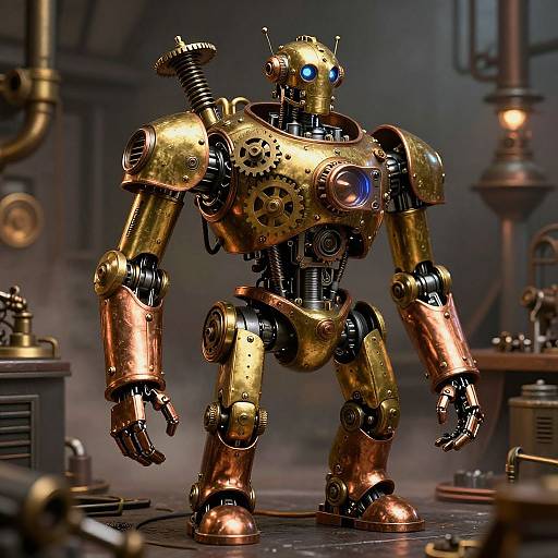 Steampunk Robot Character Generator