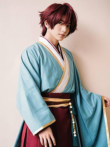 Man in Yona Cosplay Costume