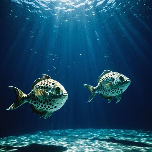 Subaquatic Fish Sculptures Underwater