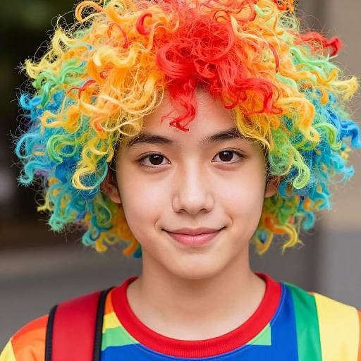 Colorful Rainbow Brite Close-Up