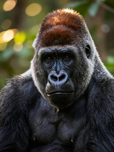 Introspective Eastern Lowland Gorilla Portrait