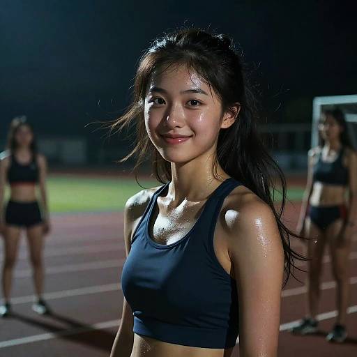 Cinematic Wasteland Sportswear Portrait