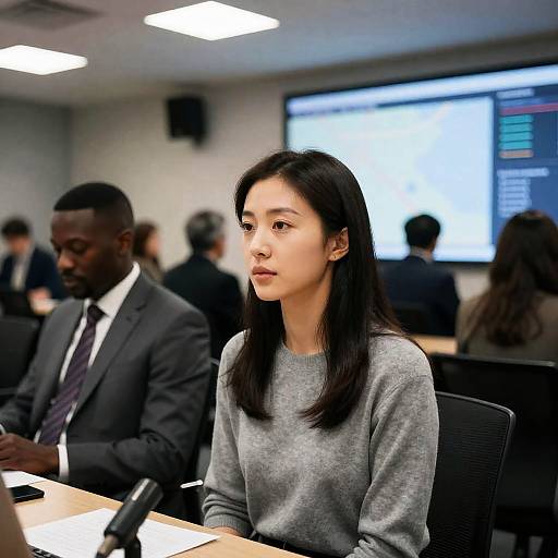 Dynamic Conference Room Scene with Diversity