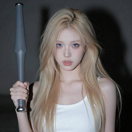 Moody Portrait of a Young Woman