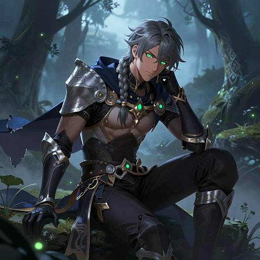 Brooding Aether in Bioluminescent Twilight