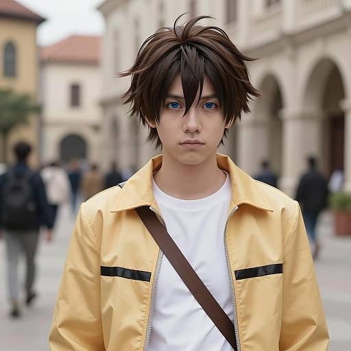 Young Man in Zeref Fairy Tail Cosplay