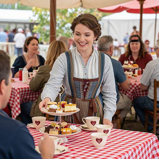 Renaissance Tea Service at Texas Festival
