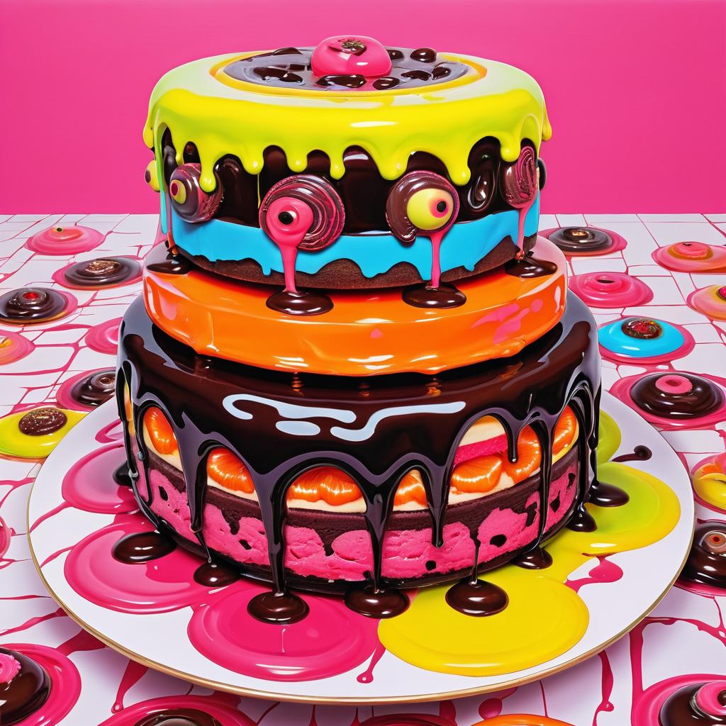 Surreal Sweets: Grotesque Pop Art Delight