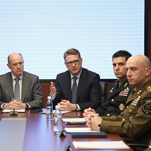 Focused Discussion at Conference Table