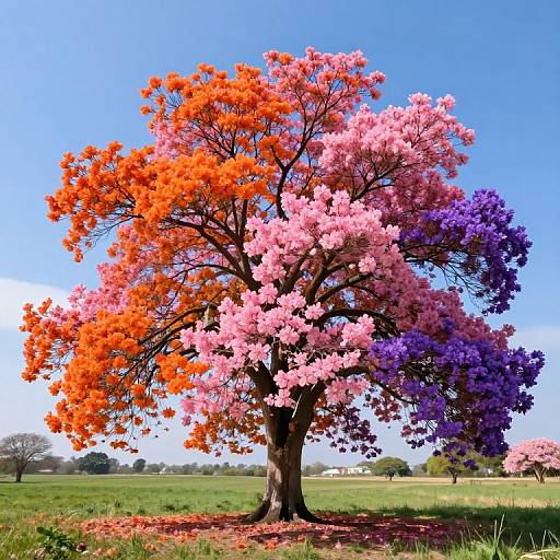 Surreal Majestic Blossom Tree