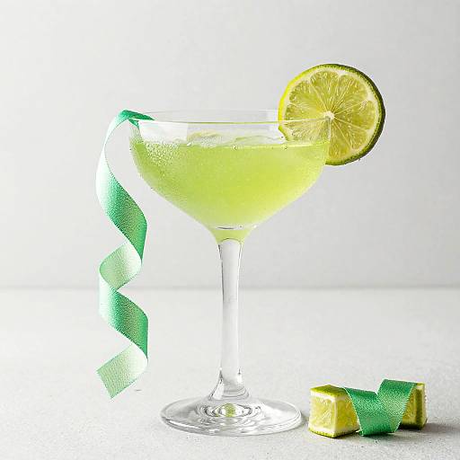 Sparkling Cucumber Lime Collins Glass Art