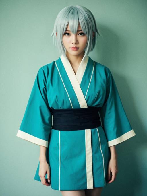 Woman cosplay in Nagi Kengamine costume